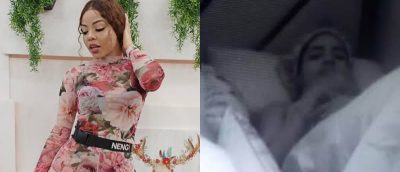 #BBNaija: Watch What Nengi Was Caught Doing In The HoH Lounge Last Night [VIDEO]  