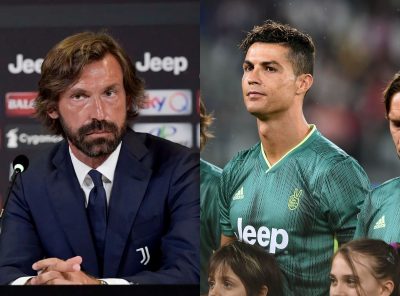 Juventus Manager, Pirlo Confirms Building Team With Ronaldo, Clears His Exit Speculations  
