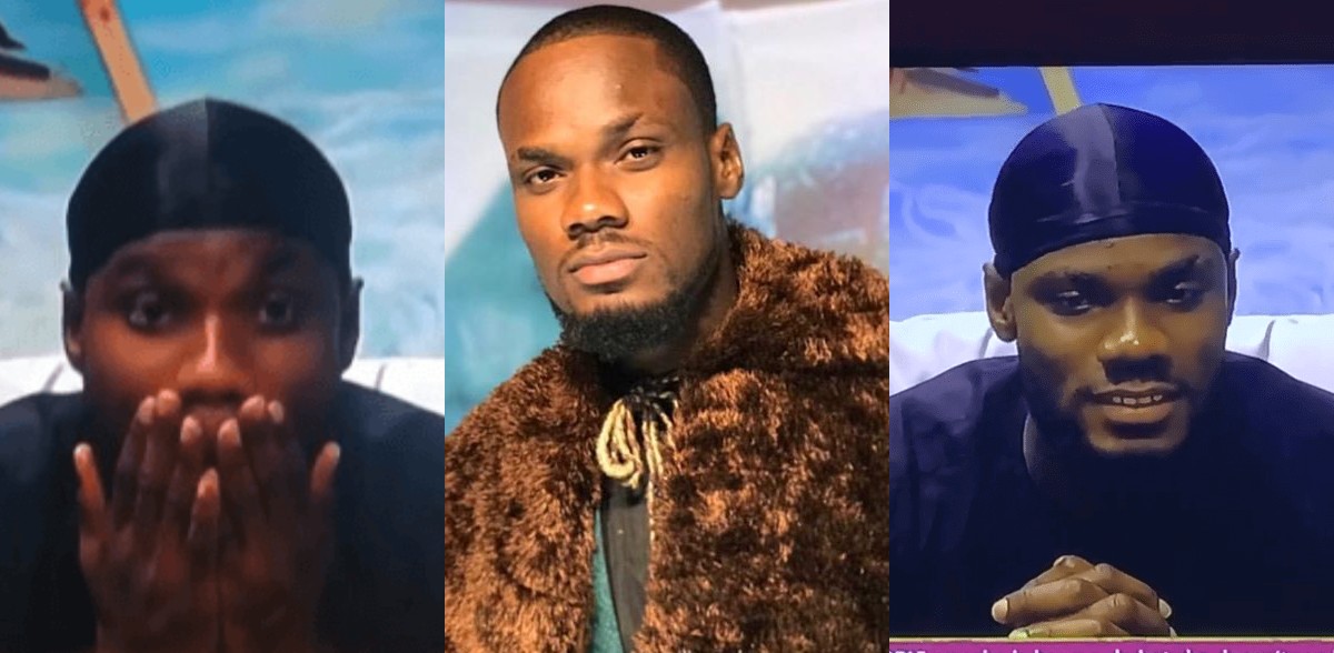 #BBNaija: Prince In Tears As He Sends Emotional Message To His Elder Brother [VIDEO]  