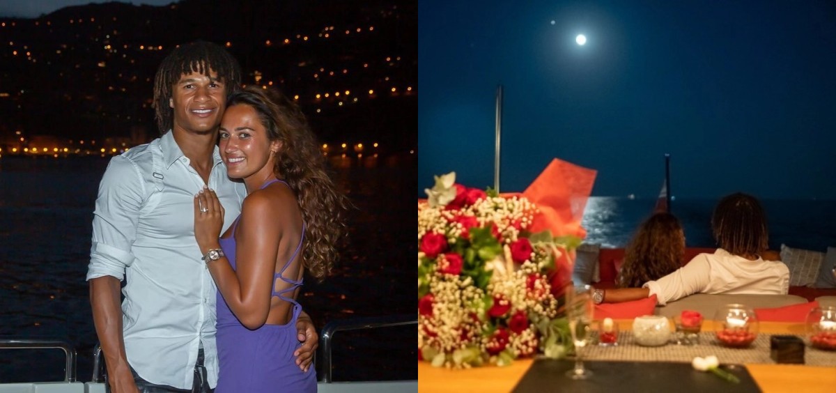 Nathan Ake Celebrates His Potential Move From Bournemouth To Man City With Marriage Proposal To His Girlfriend  