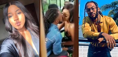 #BBNaija: Mixed Reactions Trail Viral Video Of Erica And Singer Minjin Kissing  