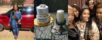 South African Lady Celebrates Divorce In A Unique Way  