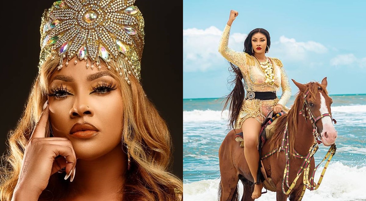 Nollywood Actress, Regina Daniels Shows Off Hot Postpartum Body  