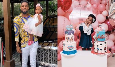Patoranking Celebrates His Daughter’s Birthday With Adorable Pictures  