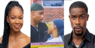 #BBNaija: Watch Vee Crying When Neo Expresses His Love For Her  
