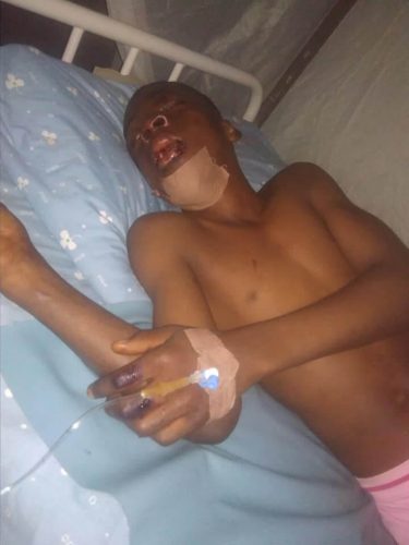Secondary School Student Knocked Down After Illegal Task Force & Cab Driver Fight Over Steering Wheel  