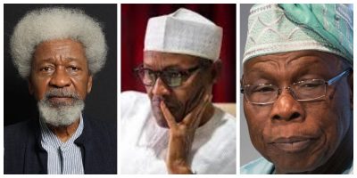 Professor Wole Soyinka Agrees With Obasanjo That Nigeria Is More Divided Under Buhari  