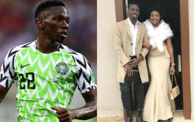 Super Eagles Defender, Kenneth Omeruo And Wife, Chioma Welcome A Baby Girl  