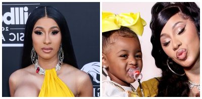 Cardi B And Her Daughter, Kulture Looking Stunning As They Rock Hermes Bags