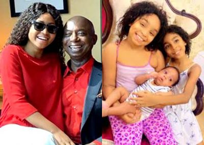 Regina Daniels’ Husband, Ned Nwoko Shares Photos As He Flaunts His Cute Kids  