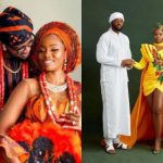 #BBNaija: Teddy A And Wife, Bam Bam Share Adorable Picture As They Celebrate Traditional Wedding Anniversary  