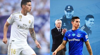Real Madrid Player, James Rodriguez Agrees To Join Everton  
