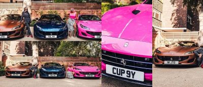 WoW! Nigerian Billionaire Femi Otedola Gifts Daughters Brand New Ferrari Portofino Each  