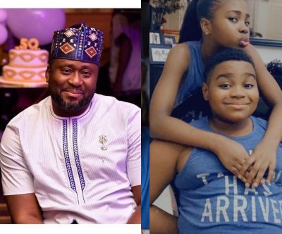 You Made Me The Proudest Dad In The Universe – Desmond Elliot Celebrates His Twins As They Clock 10  