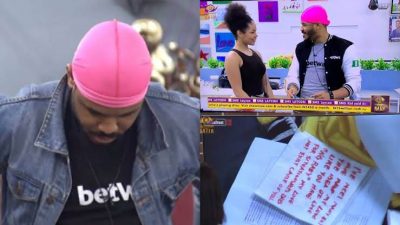 BBNaija: Ozo Receives Second Strike For Writing Love Letter To Nengi  