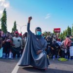 #SARSMustEnd: Aisha Yesufu And Her Legendary Pose 'Ginger' Protesters  