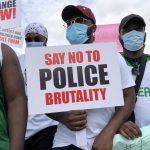 #EndSARSProtests: Runtown And Falz Lead Protest On Lagos Island  