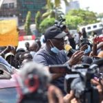VIDEO: The Moment Sanwo-Olu Was Booed, Chased Away From Lekki Toll Gate  