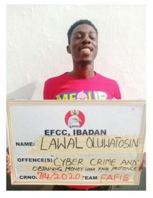 Man Smiles As He Bags Jail Term For $50 Fraud In Ibadan [PHOTO]