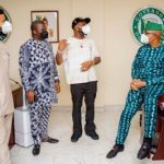 Davido Pays Ogun State Governor, Dapo Abiodun A Visit [PHOTOS]  