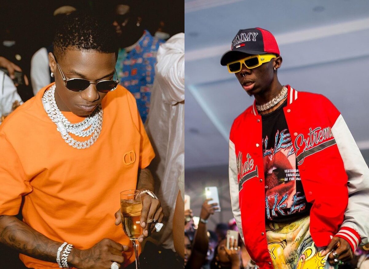Wizkid Hangs Out With Blaqbonez; Fans Believe He's "High"  