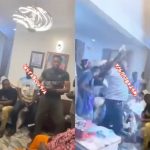 Video: Guests At Cubana's Mom Burial Stone Each Other With Money  