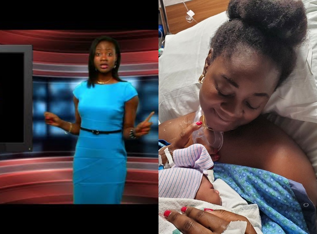 Popular Journalist, Adeola Fayehun Welcomes A Baby Girl  