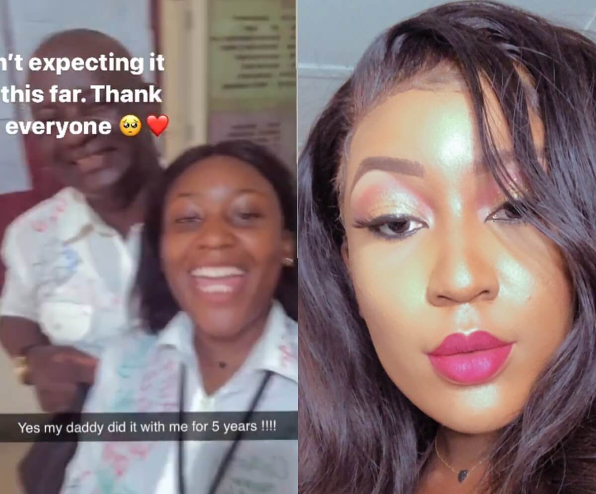 Father And Daughter Graduate After Five Years As Classmates At University  