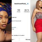 #BBNaija: Reactions As Beatrice Gets Verified On Instagram  