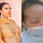 Toyin Lawani Reveals The Face Of Her Newborn Daughter  