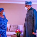 PHOTO NEWS: President Buhari Meets Okonjo-Iweala In New York  