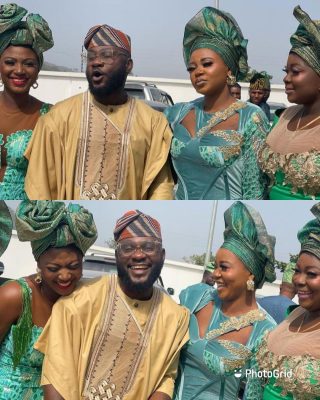 Photos From Lateef Adedimeji And Bimpe Oyebade's Traditional Wedding  