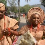 Photos From Lateef Adedimeji And Bimpe Oyebade's Traditional Wedding  