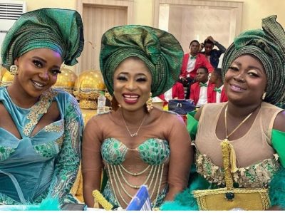 Photos From Lateef Adedimeji And Bimpe Oyebade's Traditional Wedding  