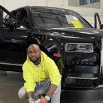 Davido's Rolls Royce Cullman Has FInally Landed; Check It Out!  