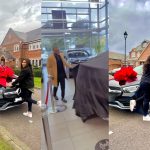 Actor Williams Uchemba Gifts Wife Brand New Benz As 'Push Gift'  