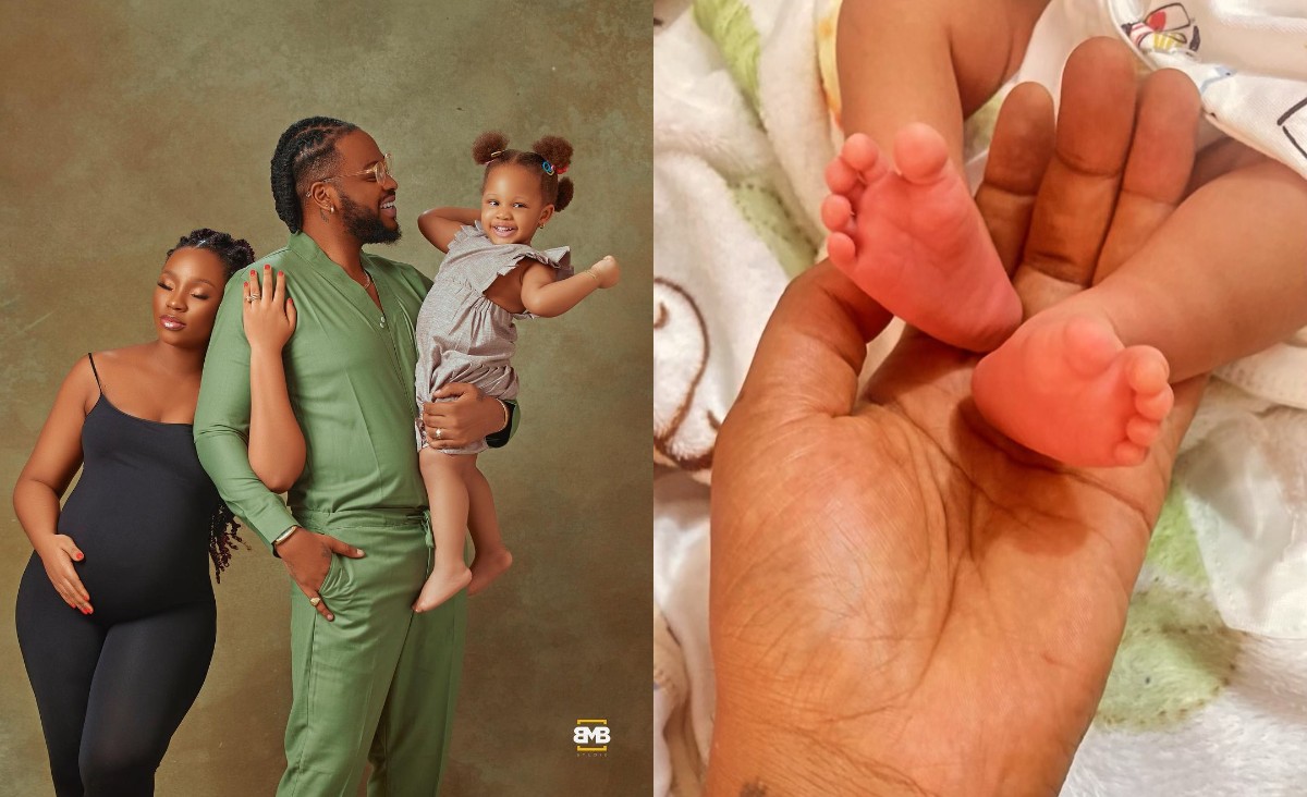 BBNaija Stars, Teddy A And Bam Bam Welcome Second Child  