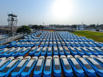 Sanwo-Olu Unveils Lagos Ride With 1,000 Cars  