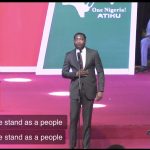 Mixed Reactions As Timi Dakolo Performs At Atiku's Presidential Ambition Declaration  