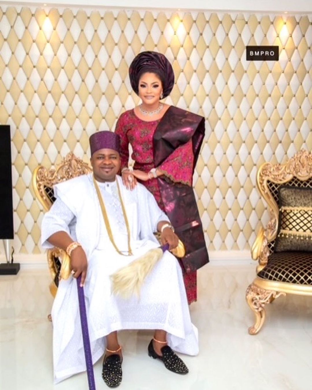 Elegushi Of Ikate Kingdom Marks 19th Wedding Anniversary With His First Wife  