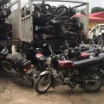 Tension In Lagos As Task Force Battle Okada Riders  