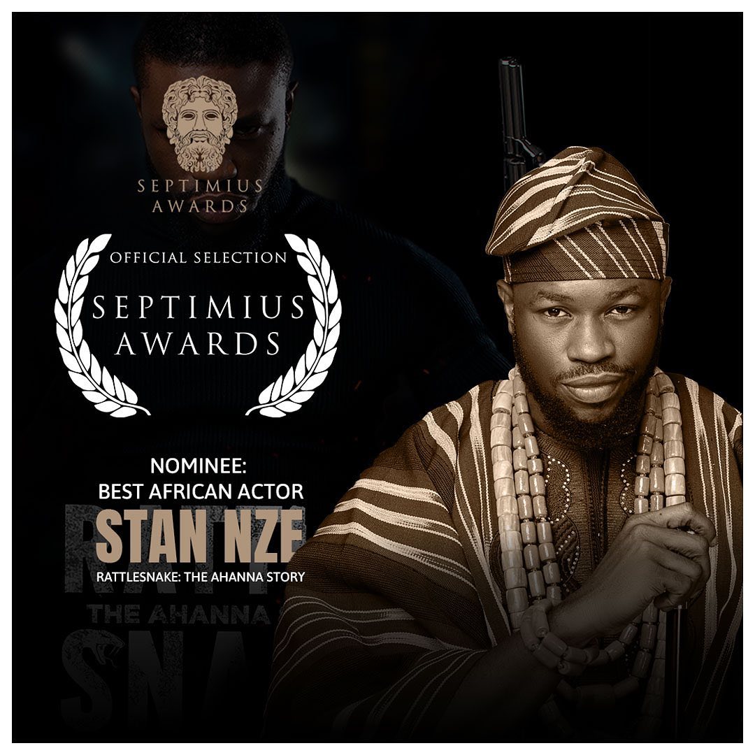 Stan Nze Wins 'Best Actor' At Septimius Award In Amsterdam  