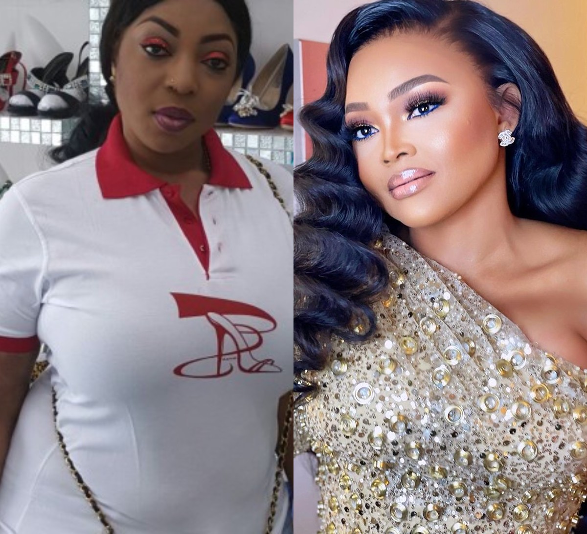 Drama As Mercy Aigbe And Lagos Socialite, Lara Olukotun, Fight At Lagos Party [VIDEO]  