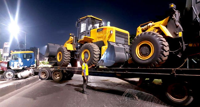 Truck Accident Causes Gridlock In Lagos  