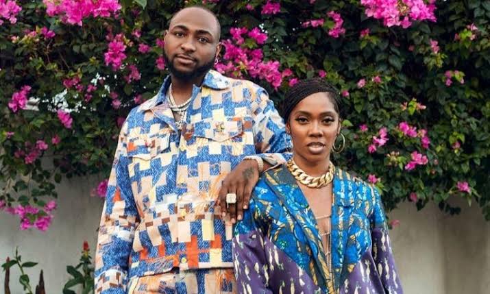 Davido, Tiwa Savage Grace CAF Awards 2022  