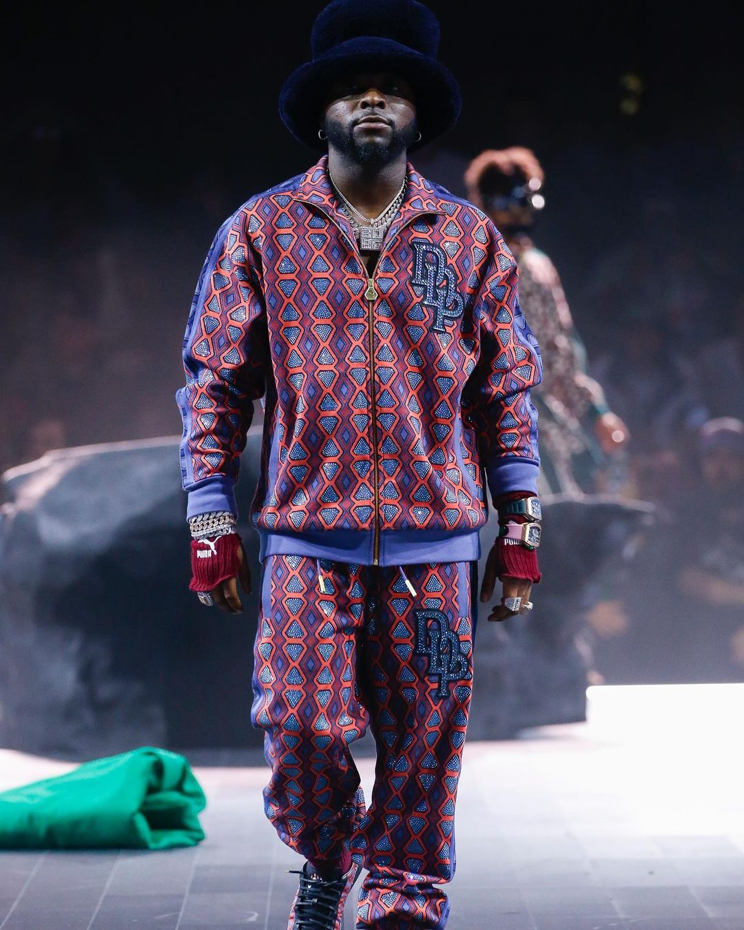Davido Models For Puma At New York Fashion Week  
