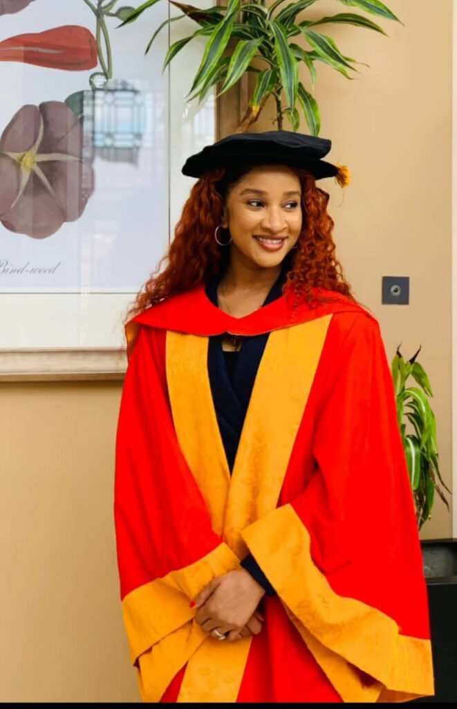 Adesua Etomi Bags Honourary Degree From UK Varsity  