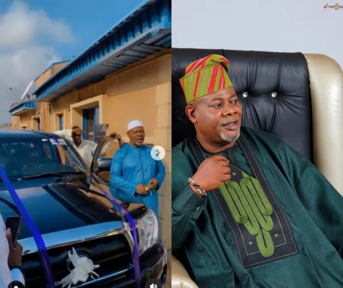 Yinka Quadri Kids Gifts Him Brand New SUV For 63rd Birthday  