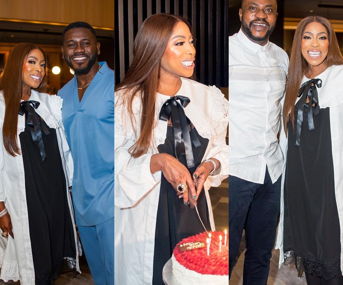 Mo Abudu Shares Photos From 58th Birthday Dinner With Nollywood Stars  