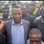 "This Is Your Struggle", Sowore Joins NANS Protest At Lagos Airport  